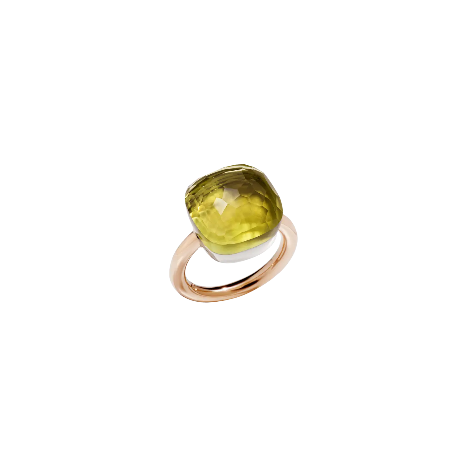 Кольцо Pomellato Nudo из розового и белого золота с лимонным кварцем
Кольцо Pomellato Nudo из розового и белого золота с лимонным кварцем