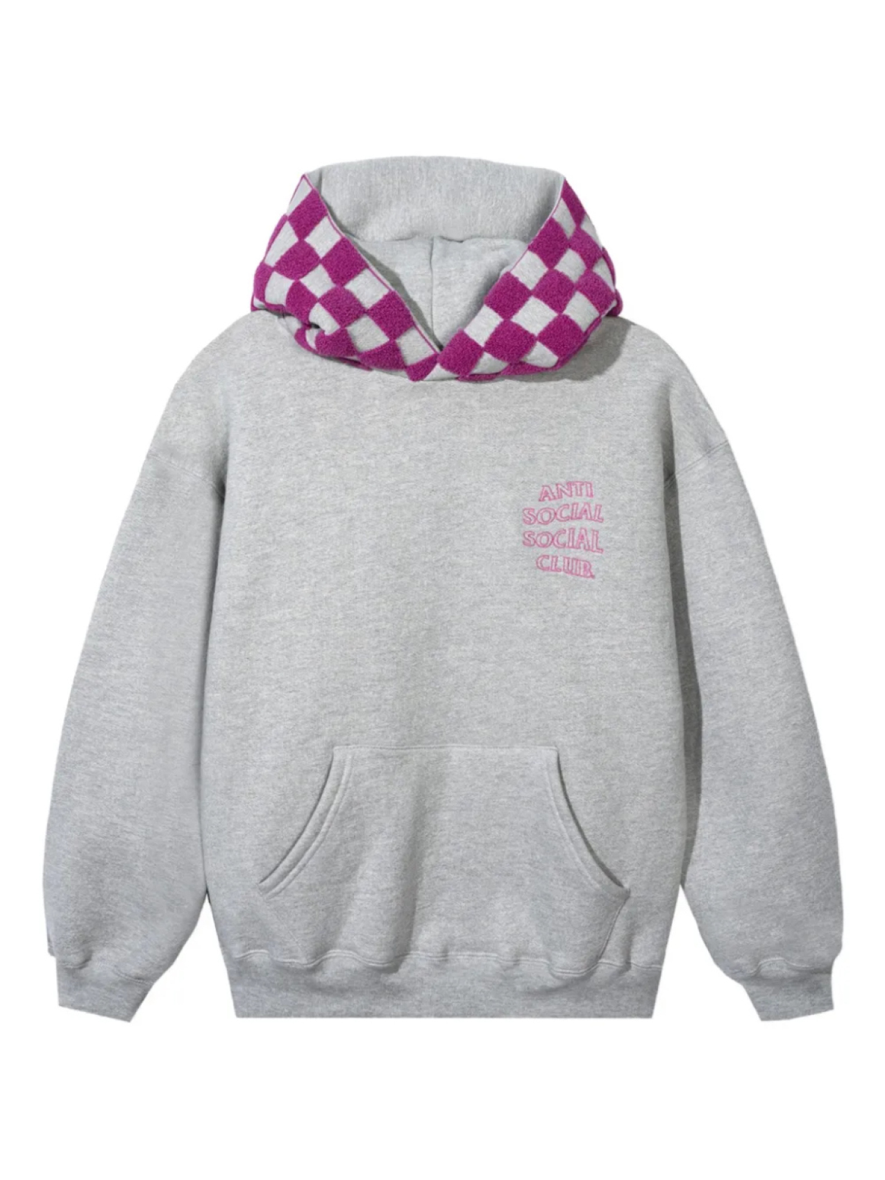 Толстовка с капюшоном в клетку Anti Social Social Club, серый
Толстовка с капюшоном в клетку Anti Social Social Club, серый