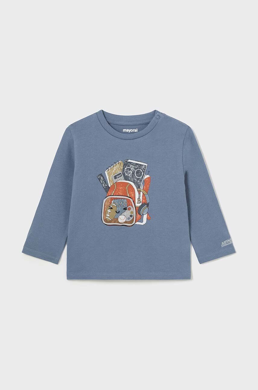 Лонгслив Mayoral из хлопка ноэнати, синий
Лонгслив Mayoral из хлопка ноэнати, синий