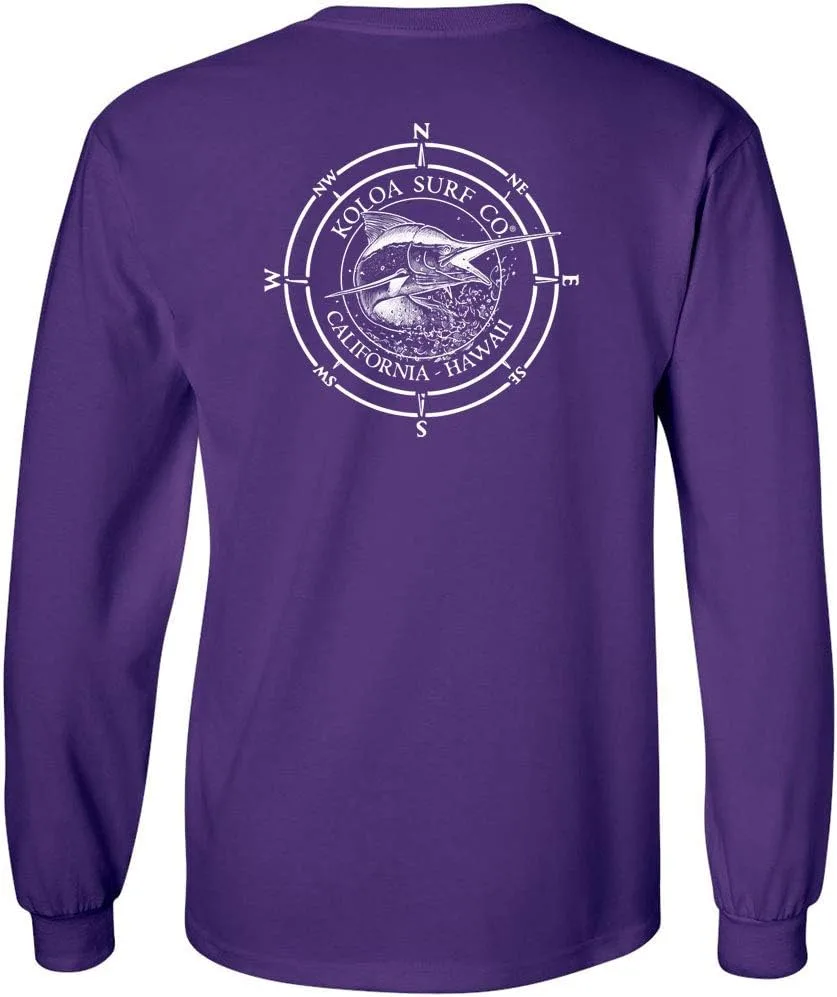 Joe's USA Koloa Surf Long Sleeve Black Marlin Cotton T-Shirts
Joe's USA Koloa Surf Long Sleeve Black Marlin Cotton T-Shirts