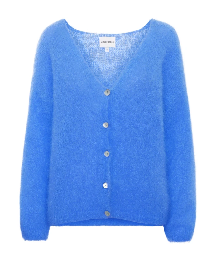 Небесно-Голубой мохеровый кардиган Americandreams, синий
Небесно-Голубой мохеровый кардиган Americandreams, синий