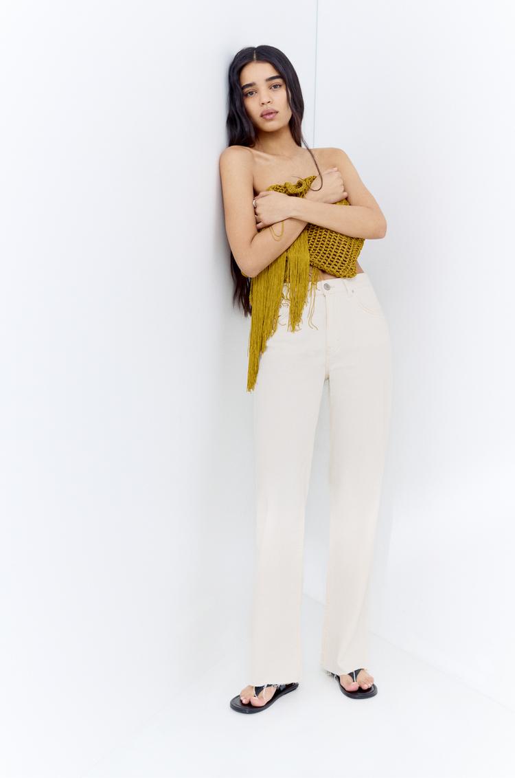 Джинсы прямого кроя с высокой талией Pull And Bear, белый
Джинсы прямого кроя с высокой талией Pull And Bear, белый