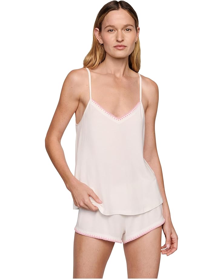 Женский комплект для сна Eberjey Frida - The Whip Stitch, Ivory/Pink Nectar
Женский комплект для сна Eberjey Frida - The Whip Stitch, Ivory/Pink Nectar