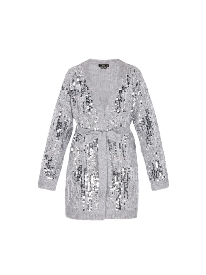 Faina Женский кардиган светло-серого цвета
Faina Женский кардиган светло-серого цвета