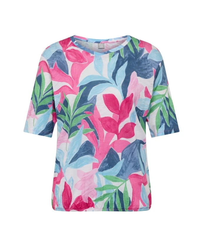 Яркая рубашка с узором из листьев. Rabe, мультиколор
Яркая рубашка с узором из листьев. Rabe, мультиколор