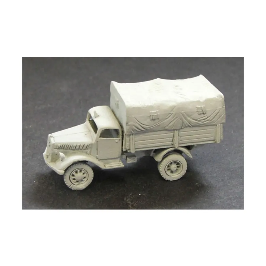 Грузовик Opel Blitz 1 1/2 тонны, WWII Command Decision Miniatures - Germany - Armored Cars & Other Vehicles (15mm) (Old Glory)
Грузовик Opel Blitz 1 1/2 тонны, WWII Command Decision Miniatures - Germany - Armored Cars & Other Vehicles (15mm) (Old Glory)