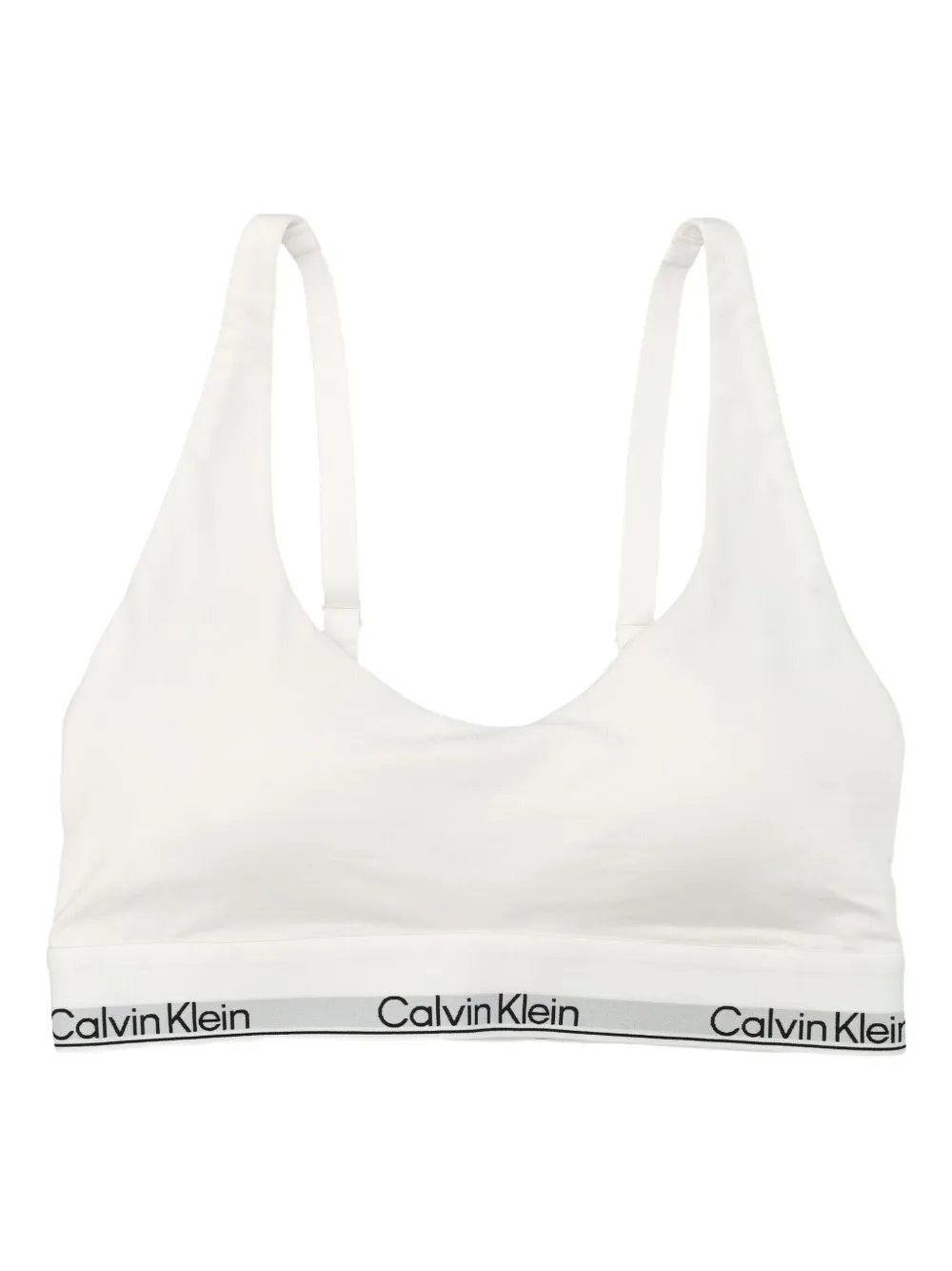 Бюстгальтер с логотипом Calvin Klein, белый
Бюстгальтер с логотипом Calvin Klein, белый