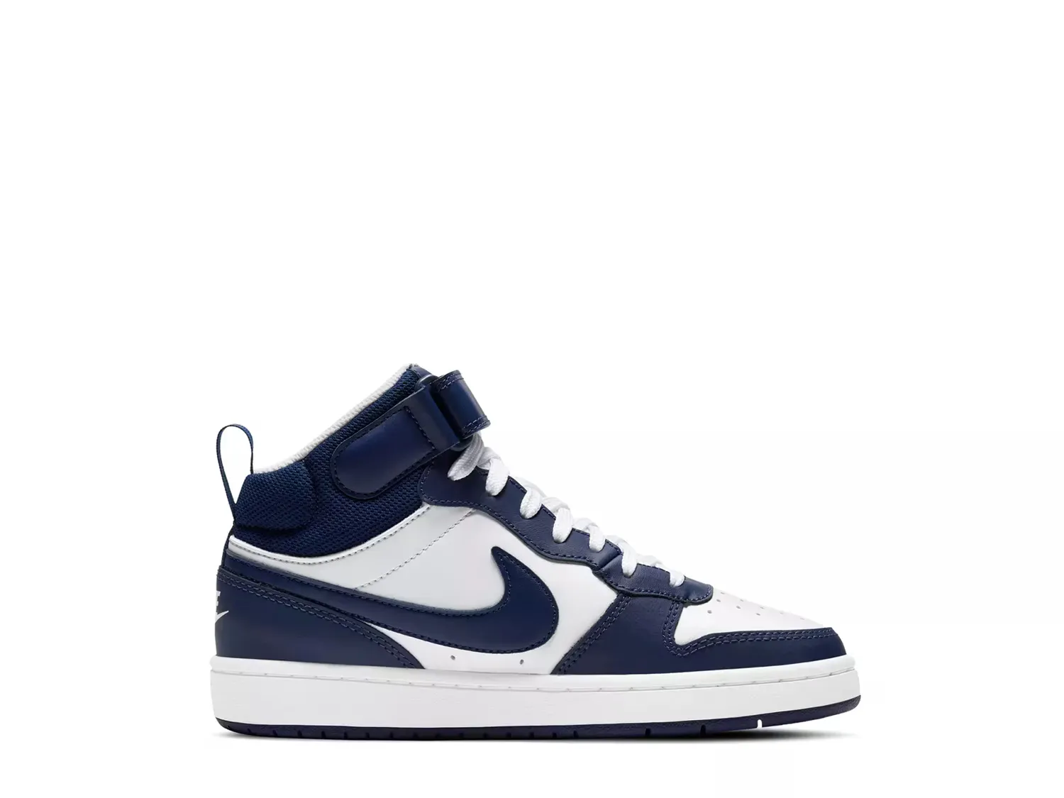 Кроссовки Court Borough Mid - детские Nike, White/Navy
Кроссовки Court Borough Mid - детские Nike, White/Navy
