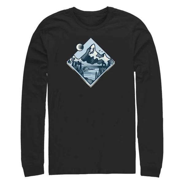 Футболка с длинным рукавом и принтом «Ночь на озере» для больших и высоких Licensed Character, черный
Футболка с длинным рукавом и принтом «Ночь на озере» для больших и высоких Licensed Character, черный