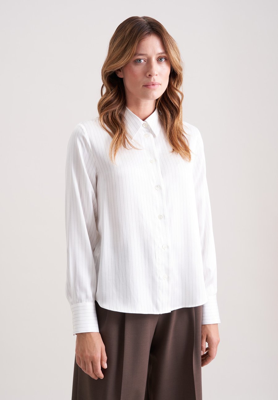 Блуза Seidensticker Button-down blouse, White/Off-White
Блуза Seidensticker Button-down blouse, White/Off-White