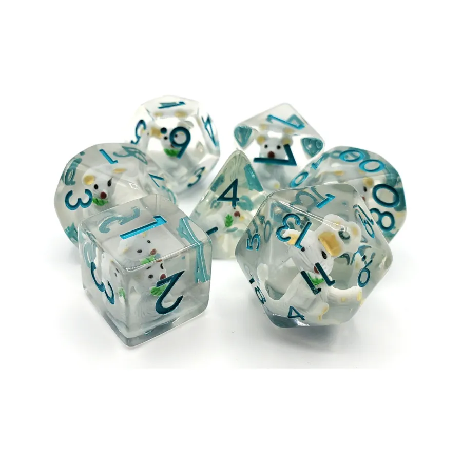 Поликомплект Медведь Коала с синим цветом (7), Acrylic-Resin Dice - Animal Kingdom
Поликомплект Медведь Коала с синим цветом (7), Acrylic-Resin Dice - Animal Kingdom