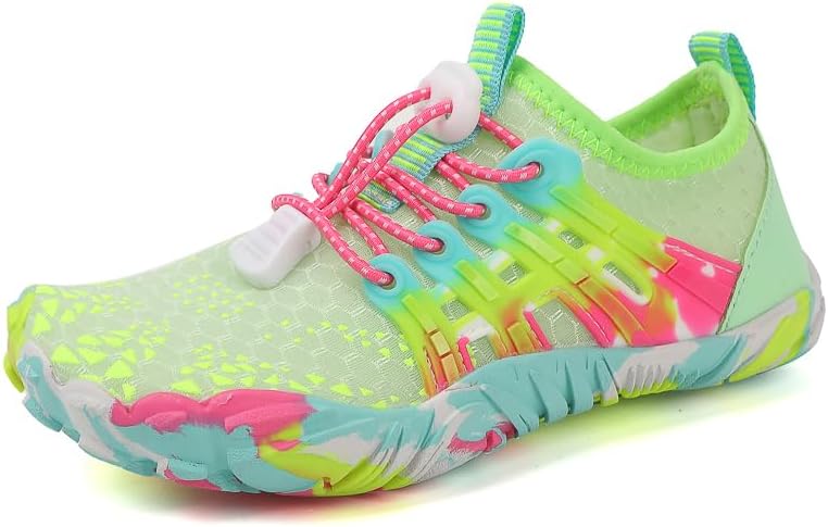 Мужские водные кроссовки из быстросохнущей сетчатой ткани с дренажной подошвой и шнуровкой для пляжа Zhogize, зеленый
Мужские водные кроссовки из быстросохнущей сетчатой ткани с дренажной подошвой и шнуровкой для пляжа Zhogize, зеленый