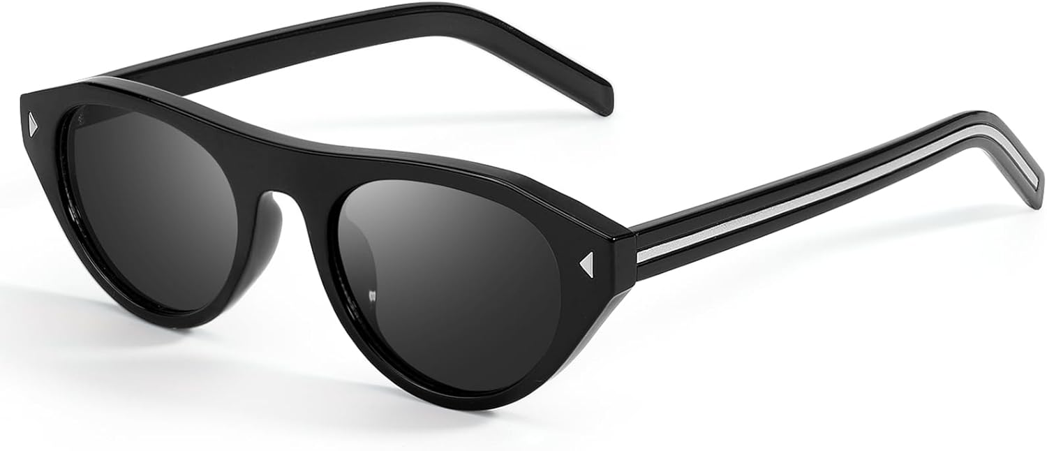 Женские солнцезащитные очки «кошачий глаз» в модной ретро-оправе с защитой от УФ-излучения UV400, идеально подходящие для путешествий на открытом воздухе и повседневного ношения KISVIBE, 01-black/Grey
Женские солнцезащитные очки «кошачий глаз» в модной ретро-оправе с защитой от УФ-излучения UV400, идеально подходящие для путешествий на открытом воздухе и повседневного ношения KISVIBE, 01-black/Grey