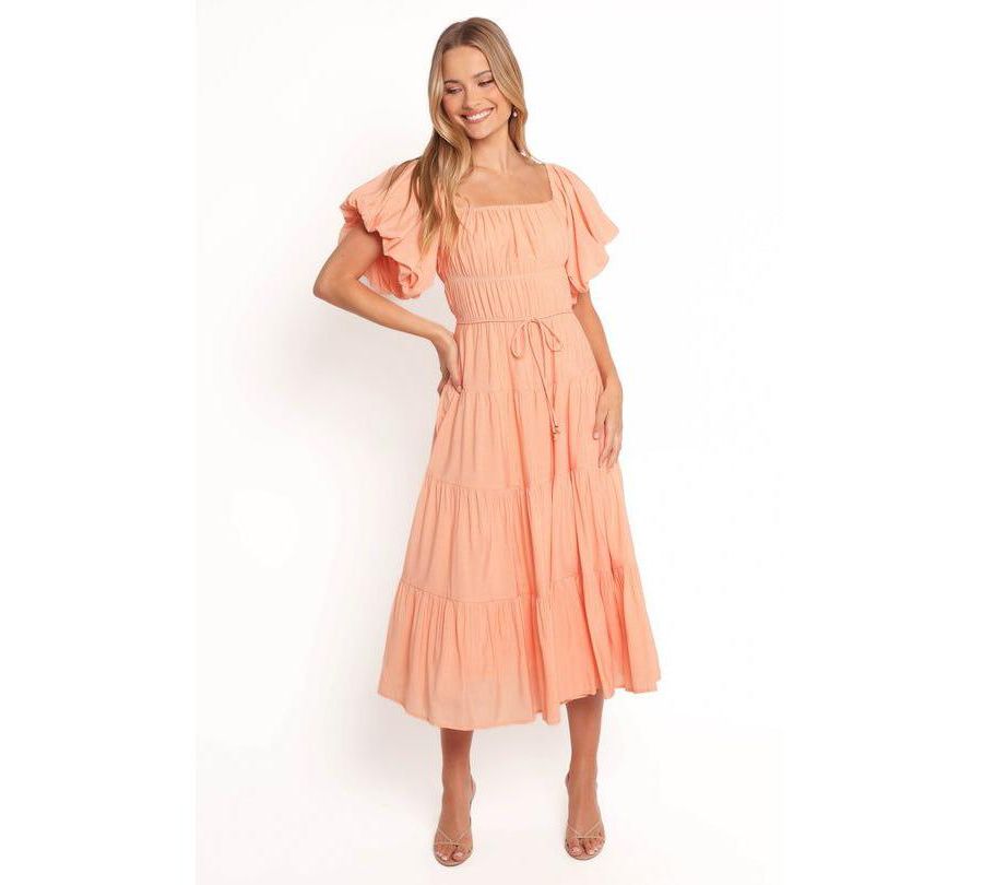 Женское платье миди Julie с открытыми плечами Petal and Pup, Peach
Женское платье миди Julie с открытыми плечами Petal and Pup, Peach