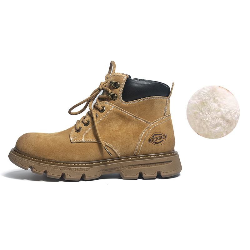 Haobin Мужские ботинки Martin с подкладкой из верблюжьей шерсти, цвет Camel Fleece-Lined
Haobin Мужские ботинки Martin с подкладкой из верблюжьей шерсти, цвет Camel Fleece-Lined