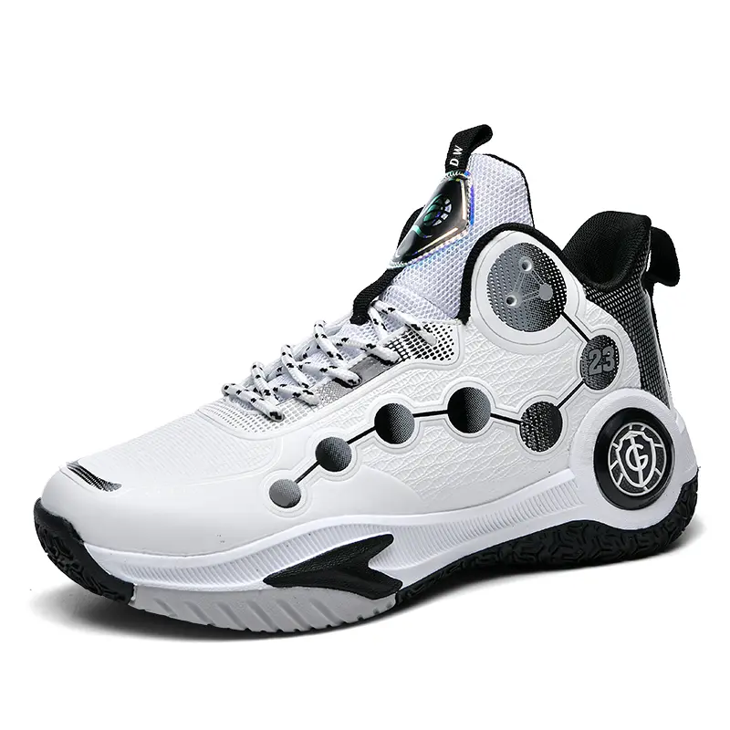 Баскетбольные кроссовки для детей и подростков среднего размера с противоскользящей амортизацией, амортизацией и износостойкостью D&W, белый/черный
Баскетбольные кроссовки для детей и подростков среднего размера с противоскользящей амортизацией, амортизацией и износостойкостью D&W, белый/черный