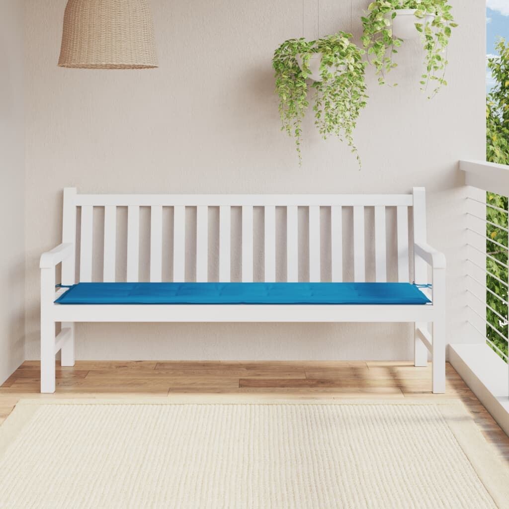 Подушка для садовой скамейки Ankonbej синяя, 180x50x3 см, ткань Оксфорд, синий
Подушка для садовой скамейки Ankonbej синяя, 180x50x3 см, ткань Оксфорд, синий