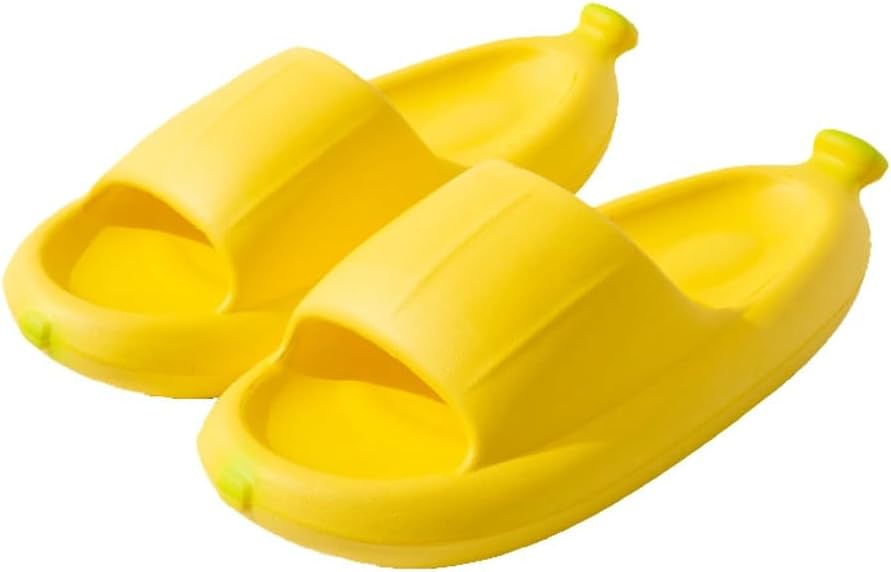 Забавные тапочки Solyinne Funny Banana для женщин и мужчин, сандалии-пляжки Cloud, повседневные летние шлепанцы, желтый
Забавные тапочки Solyinne Funny Banana для женщин и мужчин, сандалии-пляжки Cloud, повседневные летние шлепанцы, желтый