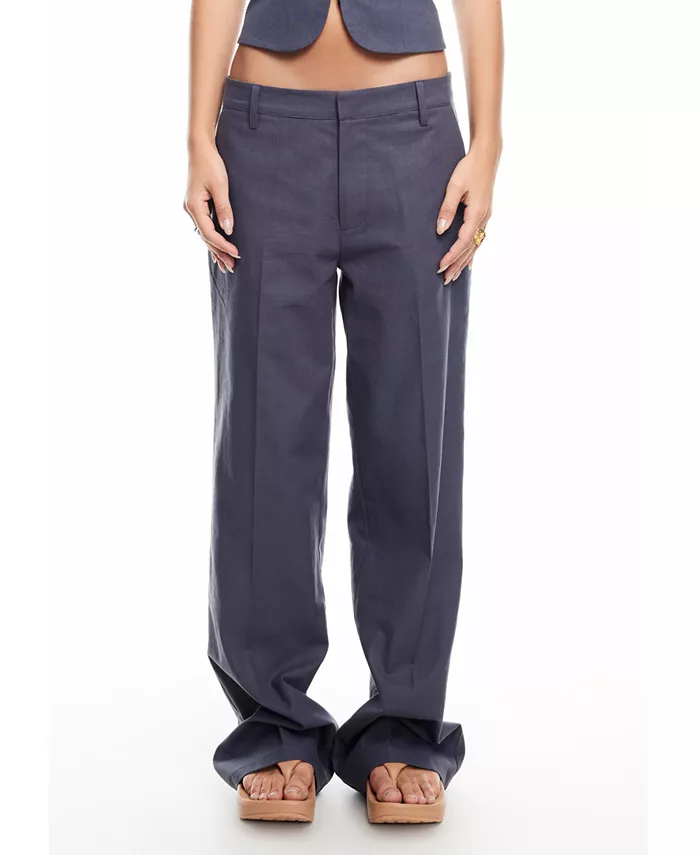 Женские прямые брюки Cotton Elements Lioness, синий 
Женские прямые брюки Cotton Elements Lioness, синий