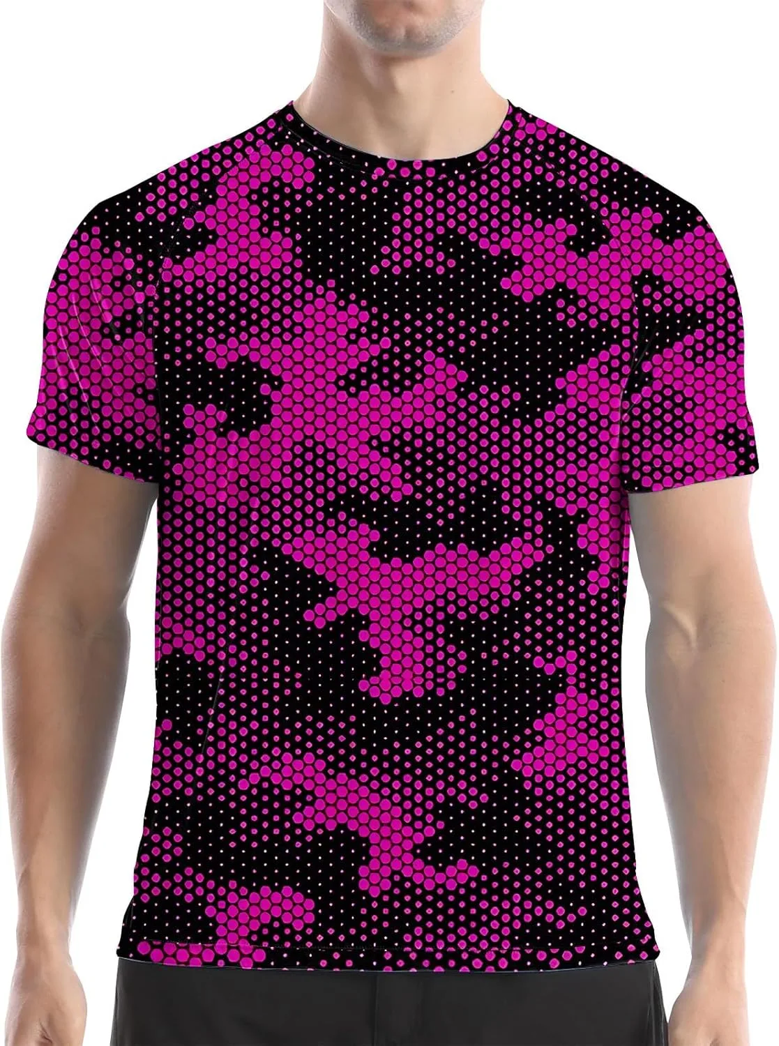 Мужская футболка Camouflage Print Muscle Fit с коротким рукавом и круглым вырезом
Мужская футболка Camouflage Print Muscle Fit с коротким рукавом и круглым вырезом