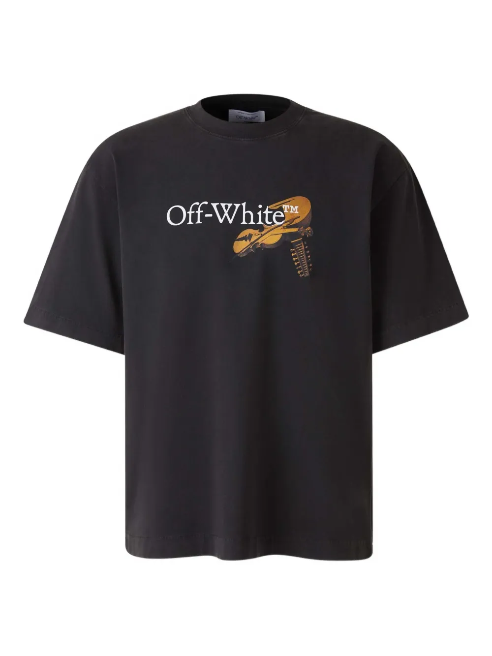 Футболка с логотипом в виде стрелы Купидона Off-White, черный
Футболка с логотипом в виде стрелы Купидона Off-White, черный