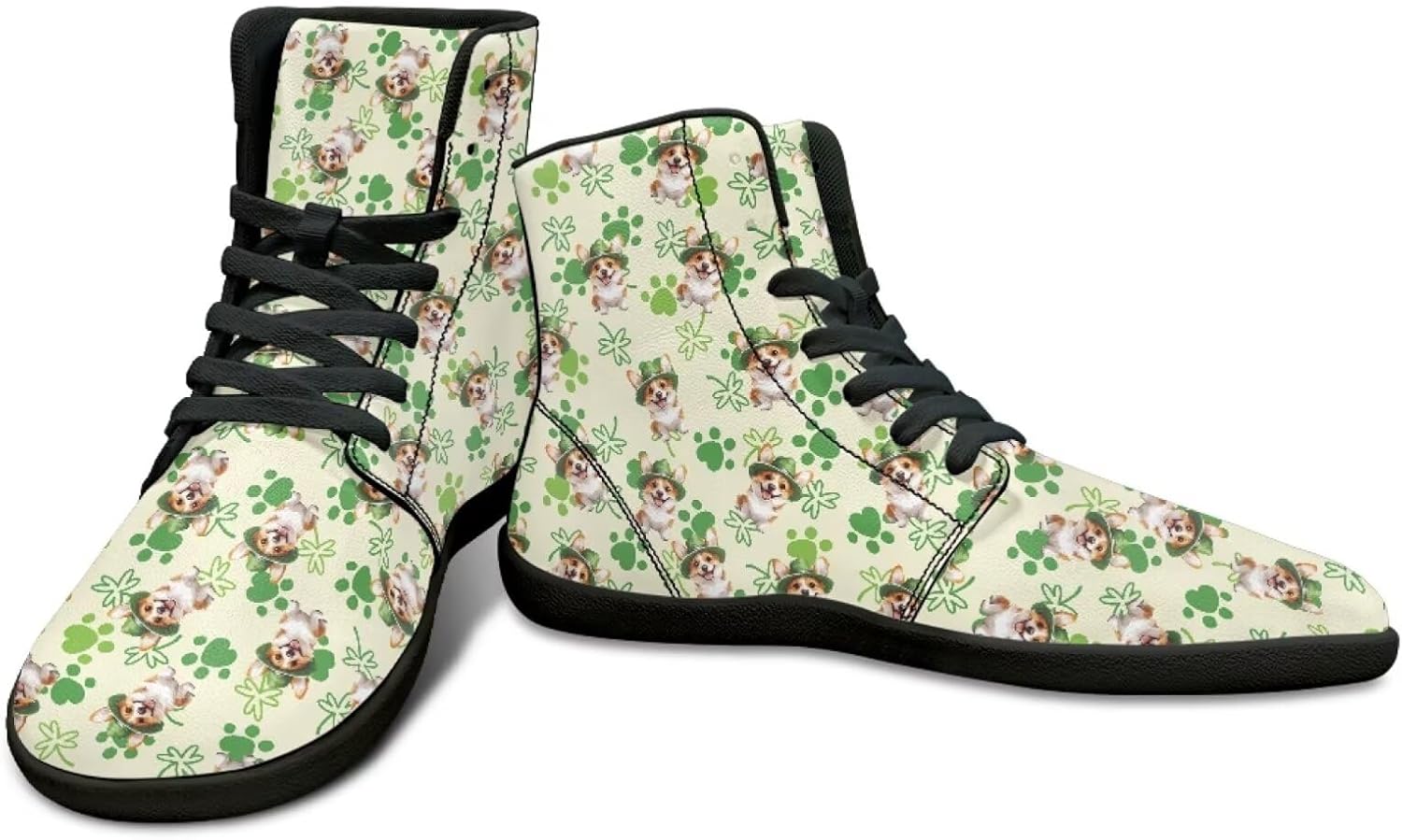 Высокие кроссовки для бега на День святого Патрика - борцовки из ПУ - заземленная обувь для мужчин Watdotory, St Patrick's Day Dog Paws Print
Высокие кроссовки для бега на День святого Патрика - борцовки из ПУ - заземленная обувь для мужчин Watdotory, St Patrick's Day Dog Paws Print