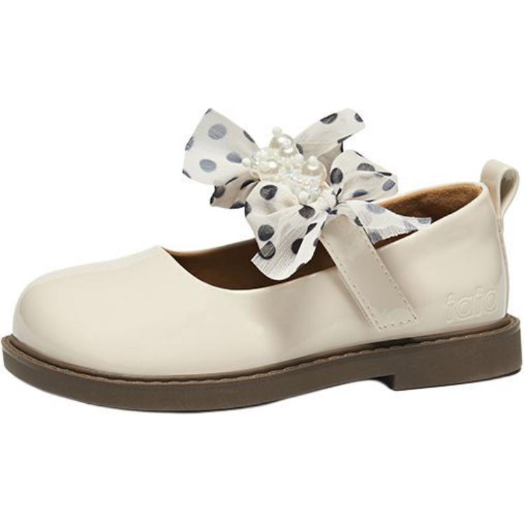 Детские кожаные туфли с противоскользящим износостойким верхом TATA, бежевый
Детские кожаные туфли с противоскользящим износостойким верхом TATA, бежевый