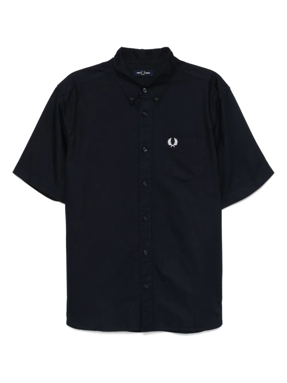 Рубашка с вышитым логотипом Fred Perry, синий 
Рубашка с вышитым логотипом Fred Perry, синий