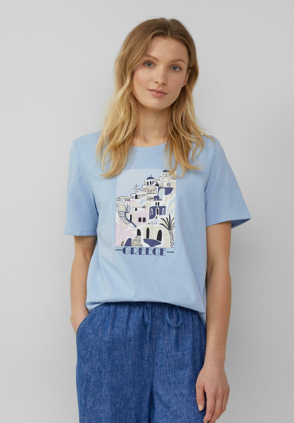 Футболка с принтом s.Oliver, светло-голубой
Футболка с принтом s.Oliver, светло-голубой