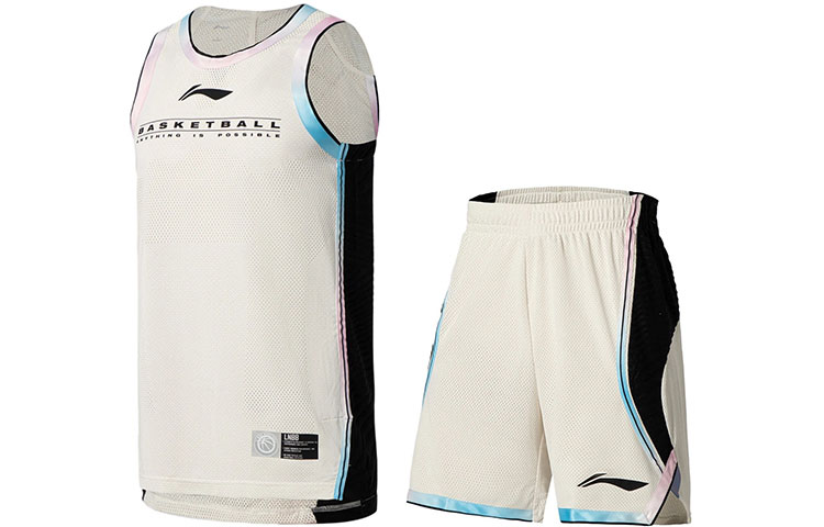 LINING Баскетбольный костюм мужской Mist White
LINING Баскетбольный костюм мужской Mist White