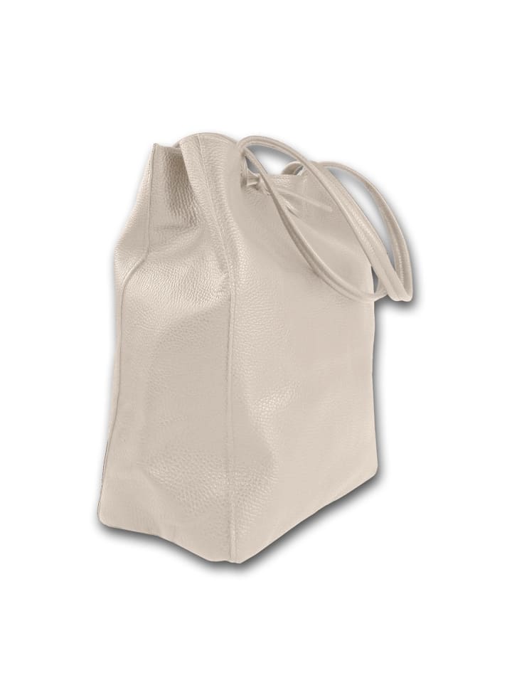 Кожаная сумка-шоппер, наплечная сумка Toscanto, бежевая, примерно 28 см
Кожаная сумка-шоппер, наплечная сумка Toscanto, бежевая, примерно 28 см