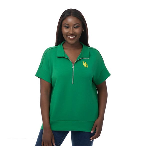 Женский зеленый Oregon Ducks три-бленд флисовый топ с четвертью молнией Zoozatz
Женский зеленый Oregon Ducks три-бленд флисовый топ с четвертью молнией Zoozatz