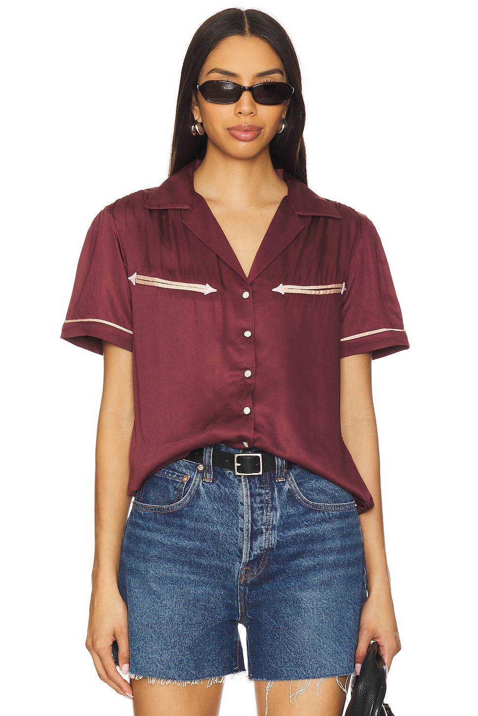 Западная блузка Cheyenne от Sendero Provisions Co., zinfandel
Западная блузка Cheyenne от Sendero Provisions Co., zinfandel