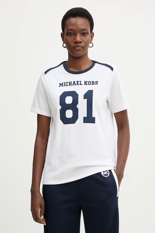 Хлопковая футболка MICHAEL Michael Kors, бежевый
Хлопковая футболка MICHAEL Michael Kors, бежевый