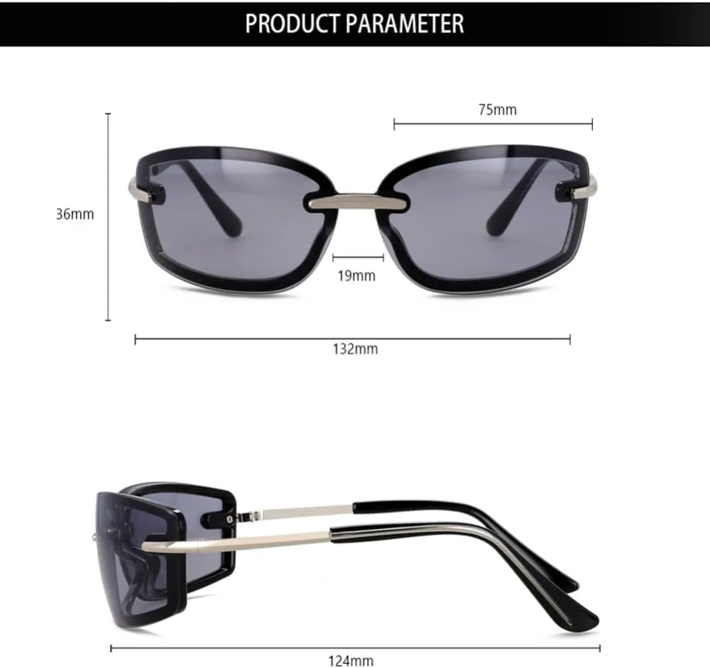 Винтажные женские солнцезащитные очки в классическом ретро-стиле с цветными зеркальными линзами и без оправы. Модные женские солнцезащитные очки TYUVIVO, C4brown
Винтажные женские солнцезащитные очки в классическом ретро-стиле с цветными зеркальными линзами и без оправы. Модные женские солнцезащитные очки TYUVIVO, C4brown