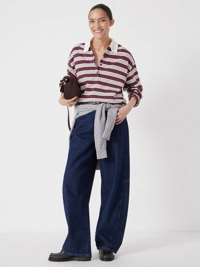 Поло с длинным рукавом в полоску HUSH, Brown/Multi
Поло с длинным рукавом в полоску HUSH, Brown/Multi