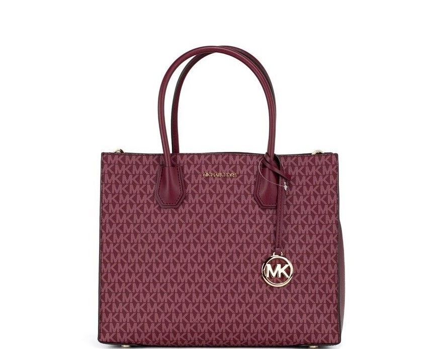Сумка-портфель из ПВХ Mercer Large Mulberry Signature с плечевым ремнем Michael Kors
Сумка-портфель из ПВХ Mercer Large Mulberry Signature с плечевым ремнем Michael Kors