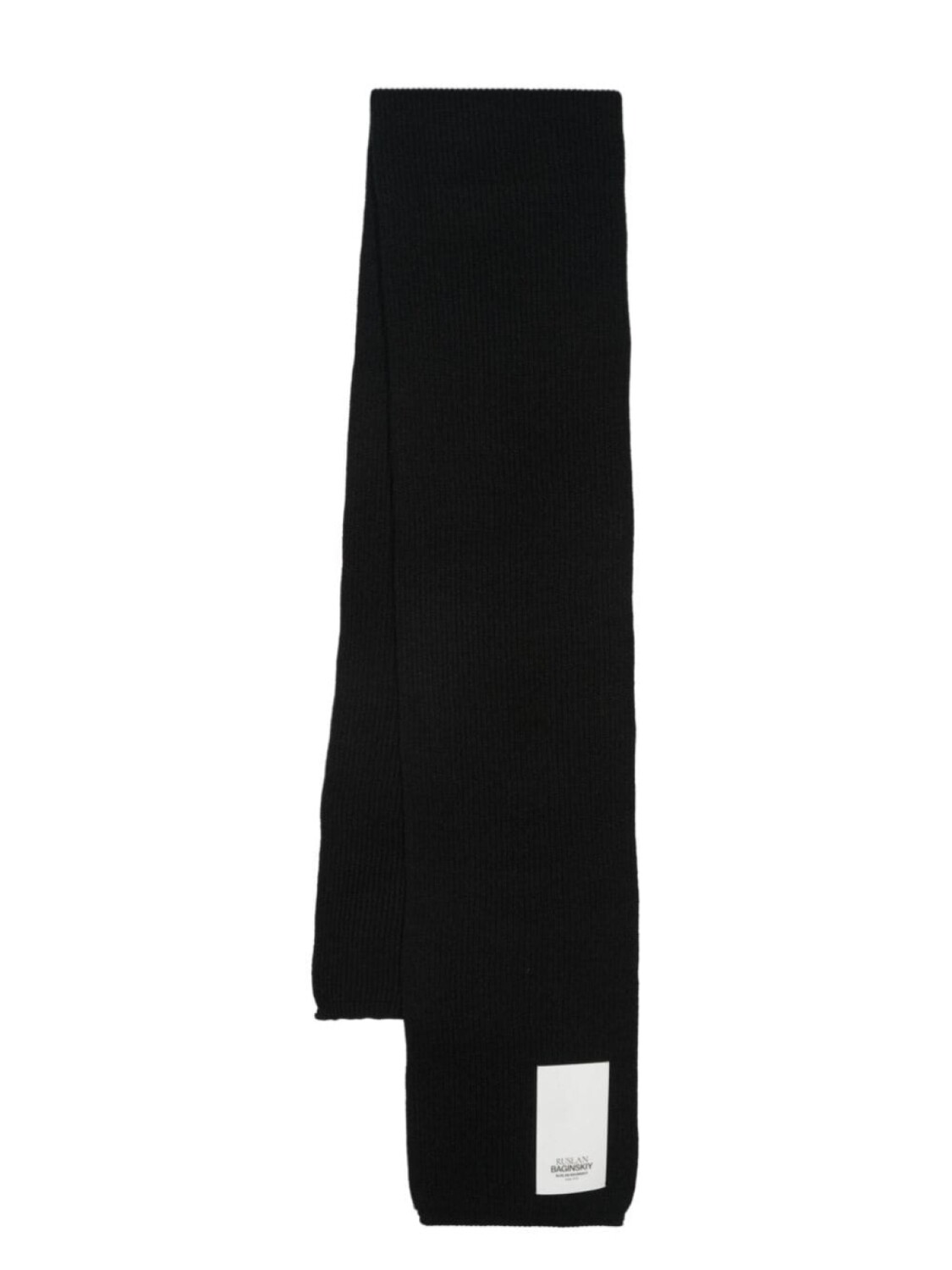 Ruslan Baginskiy шарф с нашивкой-логотипом, черный
Ruslan Baginskiy шарф с нашивкой-логотипом, черный