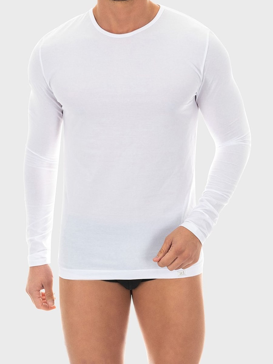 Нижняя рубашка zd ZERO DEFECTS Long-Sleeved T-Shirt Egyptian Cotton, белый
Нижняя рубашка zd ZERO DEFECTS Long-Sleeved T-Shirt Egyptian Cotton, белый