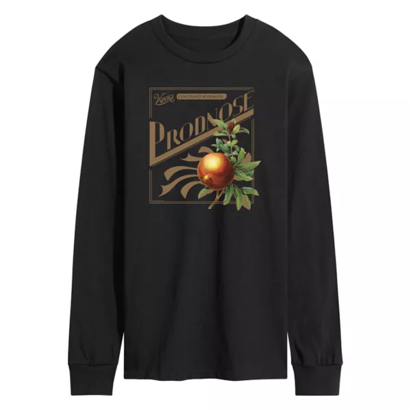 Мужская футболка с длинным рукавом и логотипом магазина Wonka. Licensed Character, черный
Мужская футболка с длинным рукавом и логотипом магазина Wonka. Licensed Character, черный