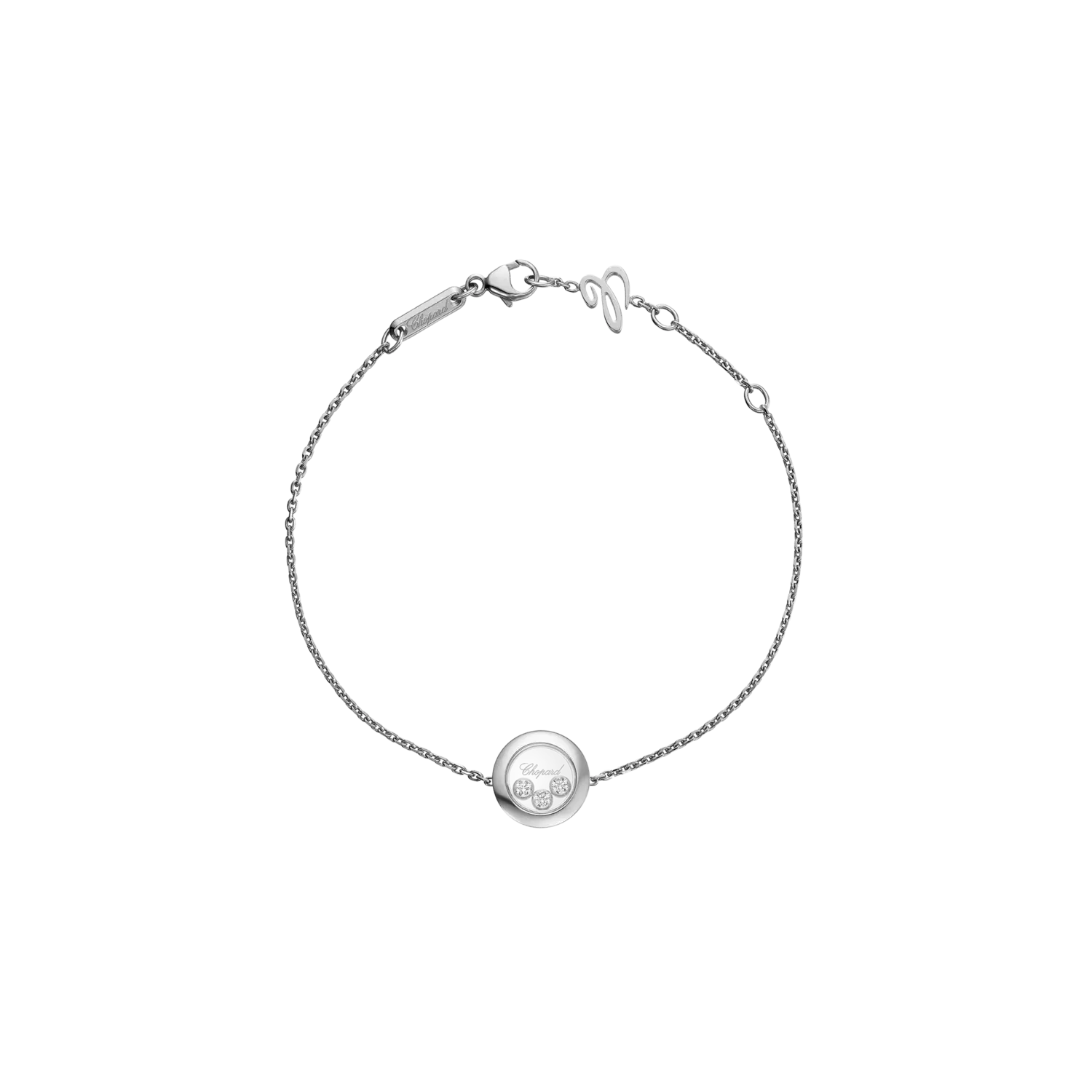 Браслет Chopard Happy diamonds из белого золота и бриллиантов
Браслет Chopard Happy diamonds из белого золота и бриллиантов