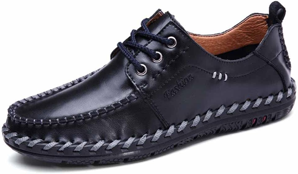 Мужские кожаные удобные туфли MSYINGL, ручная строчка, шнурованные повседневные туфли, легкие прогулочные обувь для улицы, лодочные туфли, черный
Мужские кожаные удобные туфли MSYINGL, ручная строчка, шнурованные повседневные туфли, легкие прогулочные обувь для улицы, лодочные туфли, черный