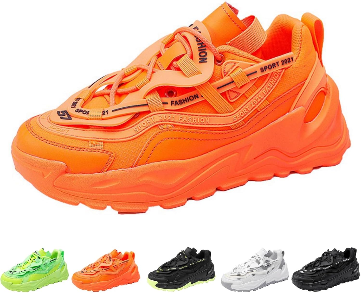 Модные стильные кроссовки для мужчин и женщин, трендовые массивные платформенные спортивные повседневные туфли для ходьбы Macefil, оранжевый
Модные стильные кроссовки для мужчин и женщин, трендовые массивные платформенные спортивные повседневные туфли для ходьбы Macefil, оранжевый