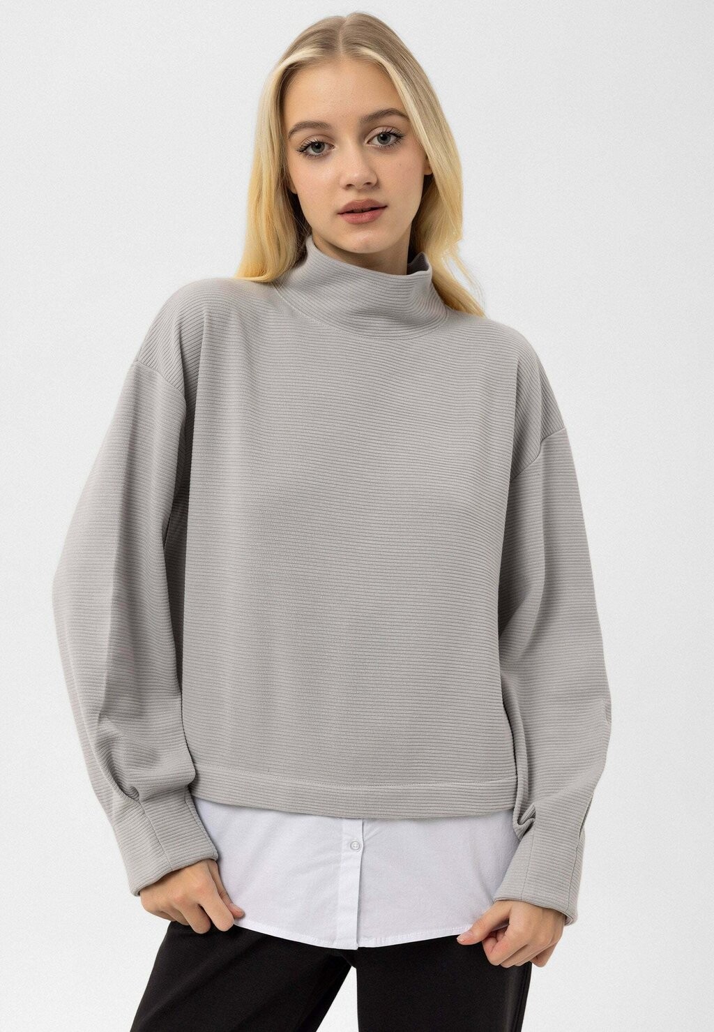 Свитер anou anou, светло-серый
Свитер anou anou, светло-серый