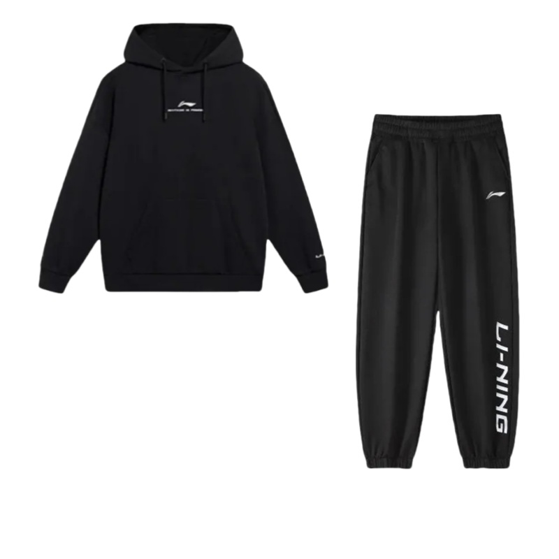 LINING Повседневная спортивная одежда унисекс черная
LINING Повседневная спортивная одежда унисекс черная