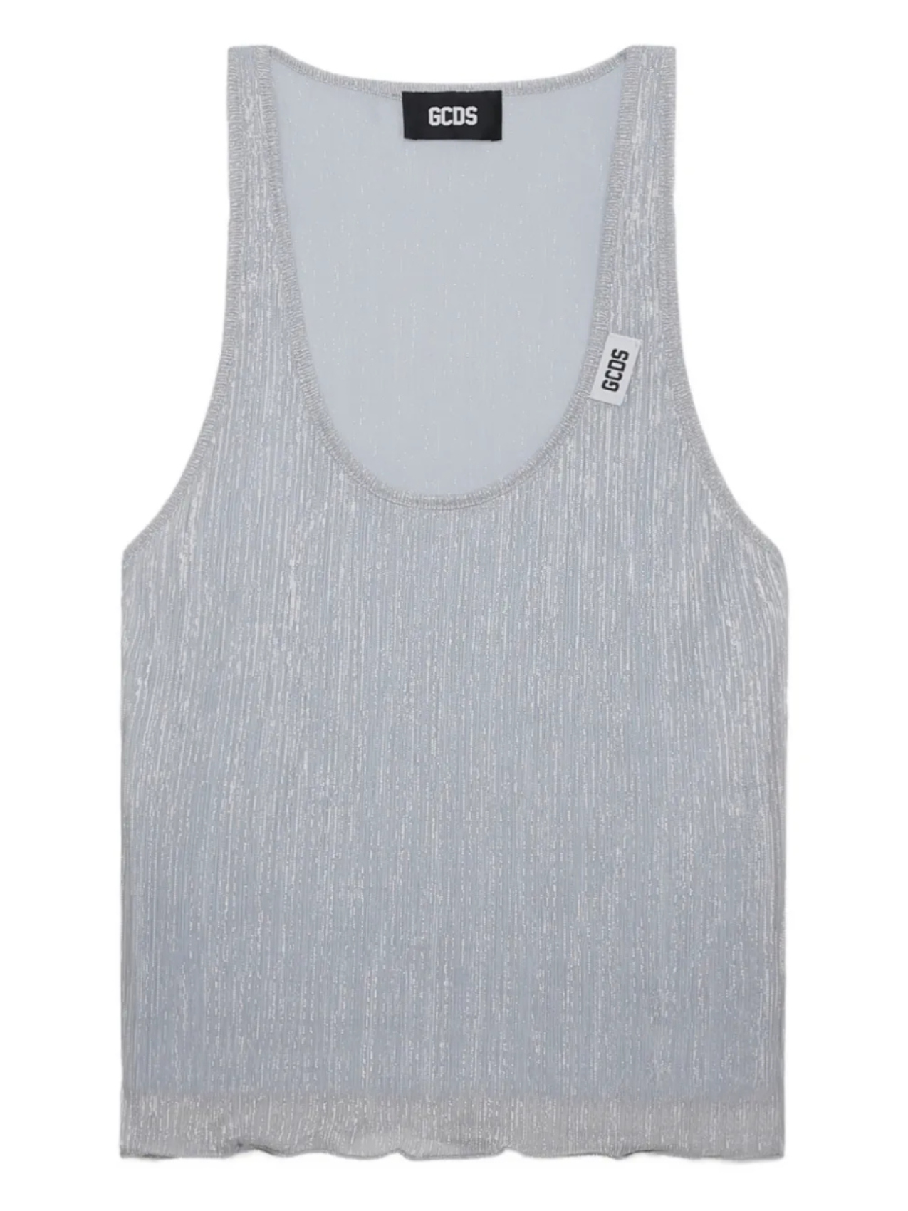 GCDS топ Rouches без рукавов, серебряный
GCDS топ Rouches без рукавов, серебряный