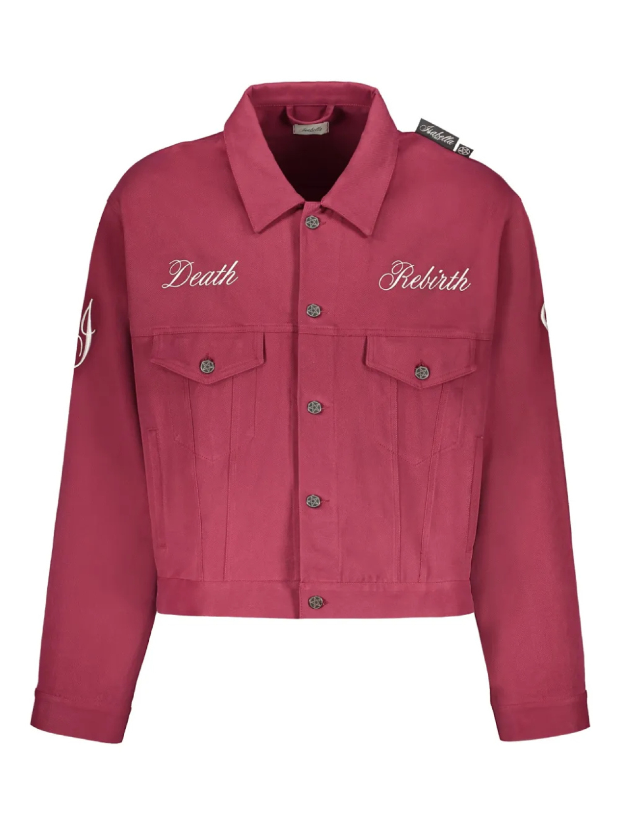 Хлопковая куртка Isabella 1985 с вышитым узором, красный
Хлопковая куртка Isabella 1985 с вышитым узором, красный