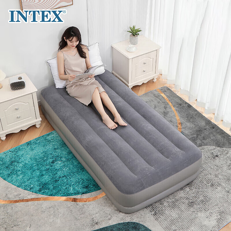 Встроенный электрический насос Intex, USB-зарядка, одинарный надувной матрас, домашняя портативная складная автоматическая надувная кровать 64112
Встроенный электрический насос Intex, USB-зарядка, одинарный надувной матрас, домашняя портативная складная автоматическая надувная кровать 64112