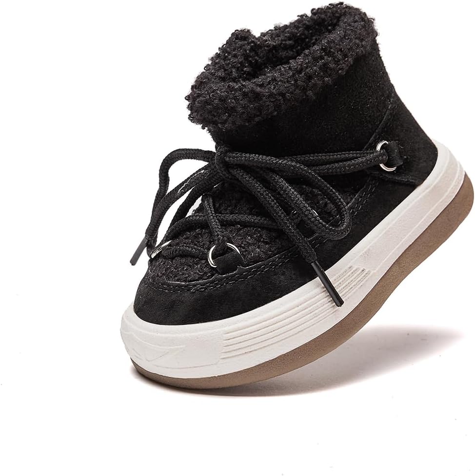 Детские зимние ботинки LIZISHU с молнией и искусственным мехом для мальчиков и девочек, теплые зимние ботинки с нескользящей подошвой для первых шагов, для детей 9-24 месяцев, Black
Детские зимние ботинки LIZISHU с молнией и искусственным мехом для мальчиков и девочек, теплые зимние ботинки с нескользящей подошвой для первых шагов, для детей 9-24 месяцев, Black