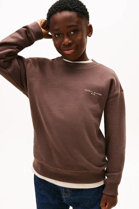 Детская толстовка Tommy Hilfiger, коричневый
Детская толстовка Tommy Hilfiger, коричневый